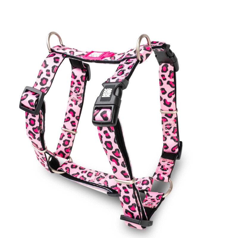 Max & Molly H-Geschirr - Leopard Pink XS