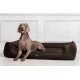 ® GOOFY - Orthopädisches Hundebett aus Polyester inkl. Matratzenschoner braun 1,1 m, 22 cm, 90 cm