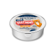 Silberne Dose Pets Deli Senior Hypoallergenes Filet Menü Putenpastete für ältere Katzen, 85g, mit orangefarbener Katzenillustration.