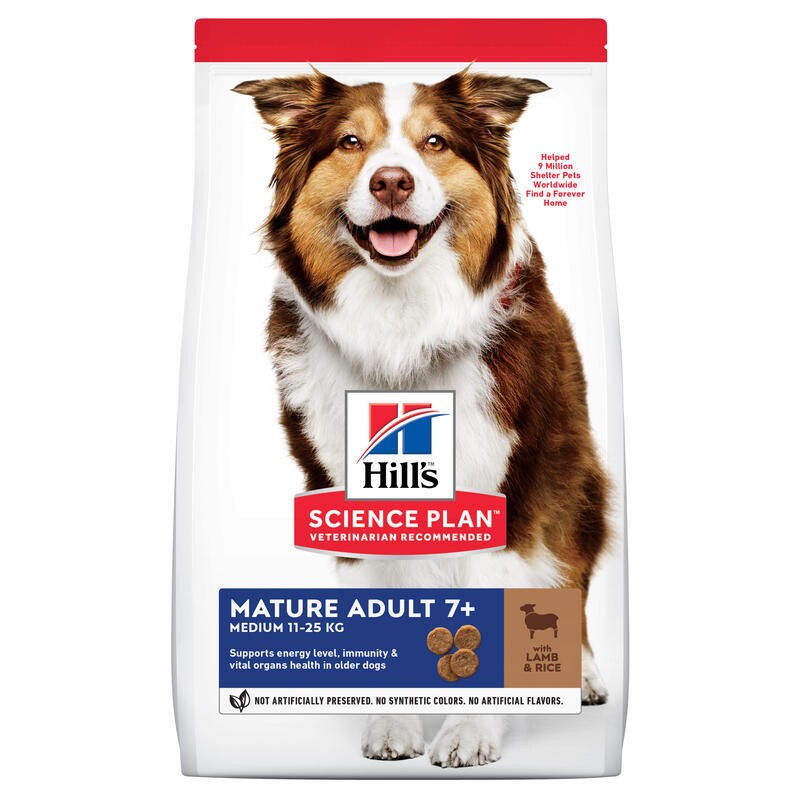 Hill's Science Plan Mature Adult 7+ Lam en rijst 14 kg
