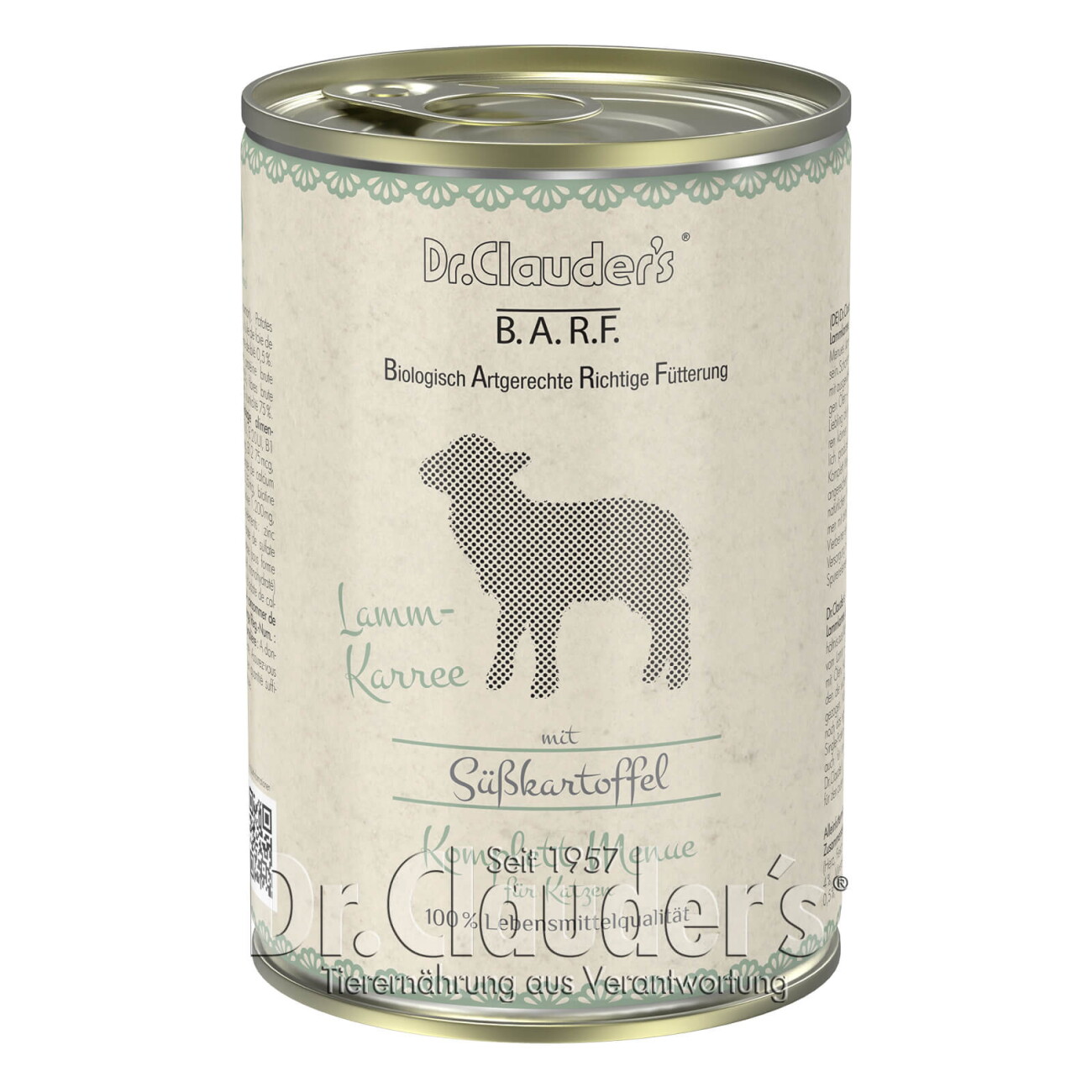 Dr. Clauder's B.A.R.F. Komplett Menue Lammkarree