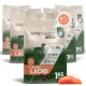 Reavet Hypoconcept Adult Hundefuttertüte 'Mit frischem Lachs', 1 kg, Hundesilhouette, Kroketten und ein Stück Lachs
