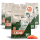 Reavet Hypoconcept Adult Hundefuttertüte 'Mit frischem Lachs', 1 kg, Hundesilhouette, Kroketten und ein Stück Lachs