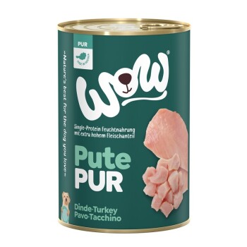 WOW Pur Adult 6x400g Pute