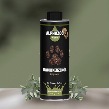 Premium Nachtkerzenöl für Hunde und Katzen