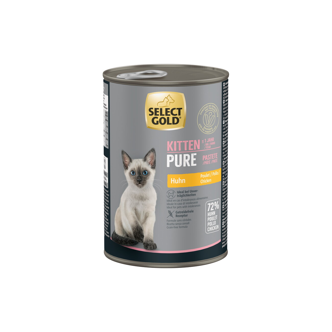 SELECT GOLD Pure Kitten Paté 6x400 g