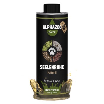 ALPHAZOO Seelenruhe Futteröl für Hunde und Katzen 500 ml