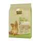 Select Gold XS Adult Sensitive Hundefutterverpackung mit einem Yorkshire Terrier. Der Text hebt 'XS ≤ 4 KG', '≥ 8 Monate' und 'Mit Lamm & Reis' hervor.