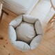 Orthopädisches Hundesofa Merida 6-eckig anthrazit 90 cm, 30 cm, 90 cm