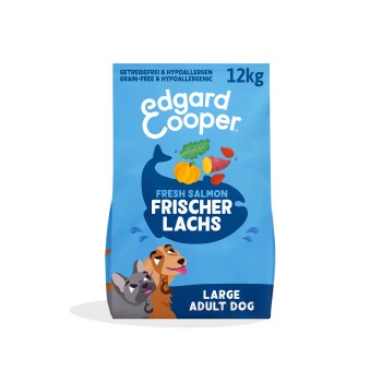 Edgard & Cooper Trockenfutter für Hunde, Adult, Frischer norwegischer Lachs 12 kg