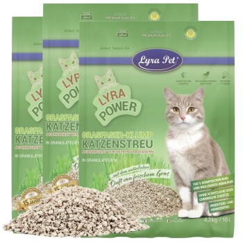 Lyra Pet Lyra Power Grasfaser Katzenstreu klumpend