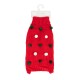 Harry Barker Pull-over à pompon Holiday rouge M