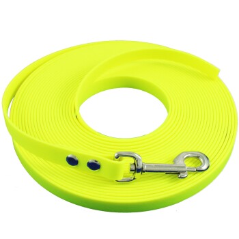 15-25 kg Biothane Schleppleine neon gelb 15 m