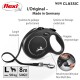 Laisse New Classic noir L, 8 m, 50 kg