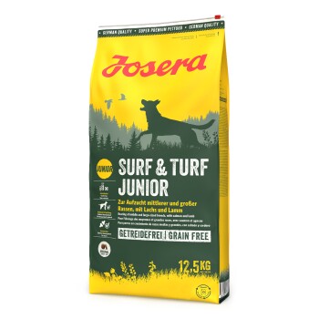 Surf & Turf Junior für heranwachsende Hunde 12,5 kg