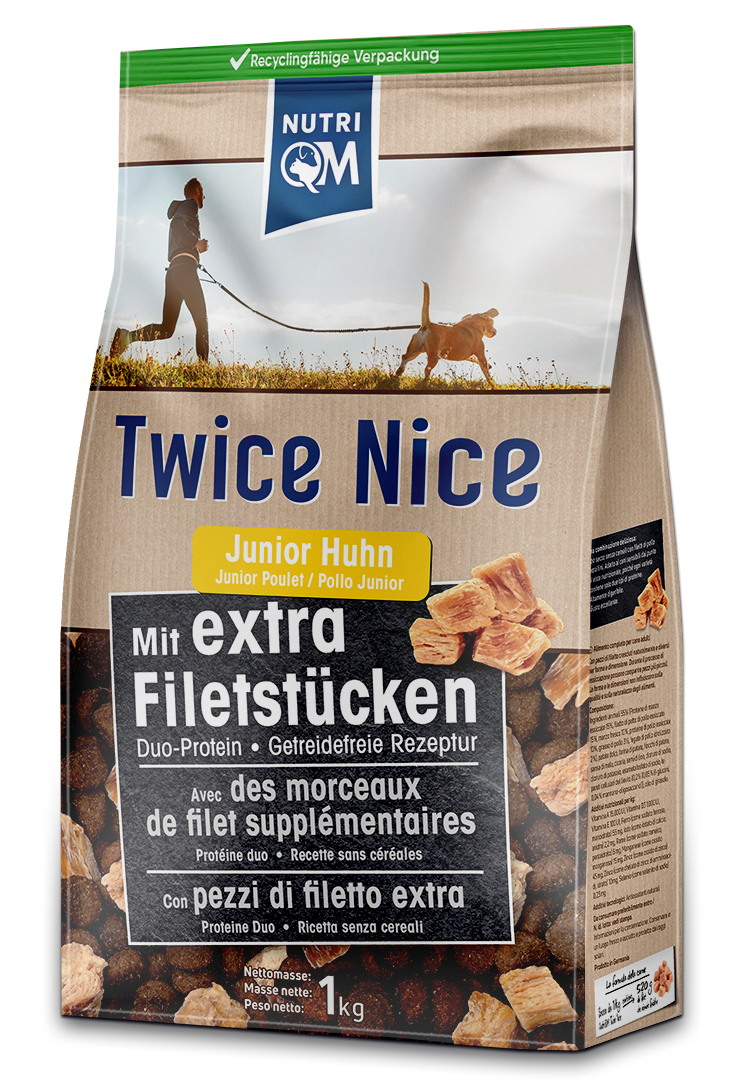 NutriQM Twice Nice Junior Huhn 4 kg