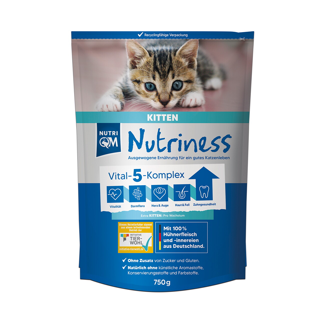 NutriQM Nutriness Kitten 5 x 750g
