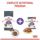 Image of Royal Canin's "Care Appetite Control" cat food: dry kibble bag, wet food pouch, and plate. Text: "COMPLETE NUTRITIONAL PROGRAM."