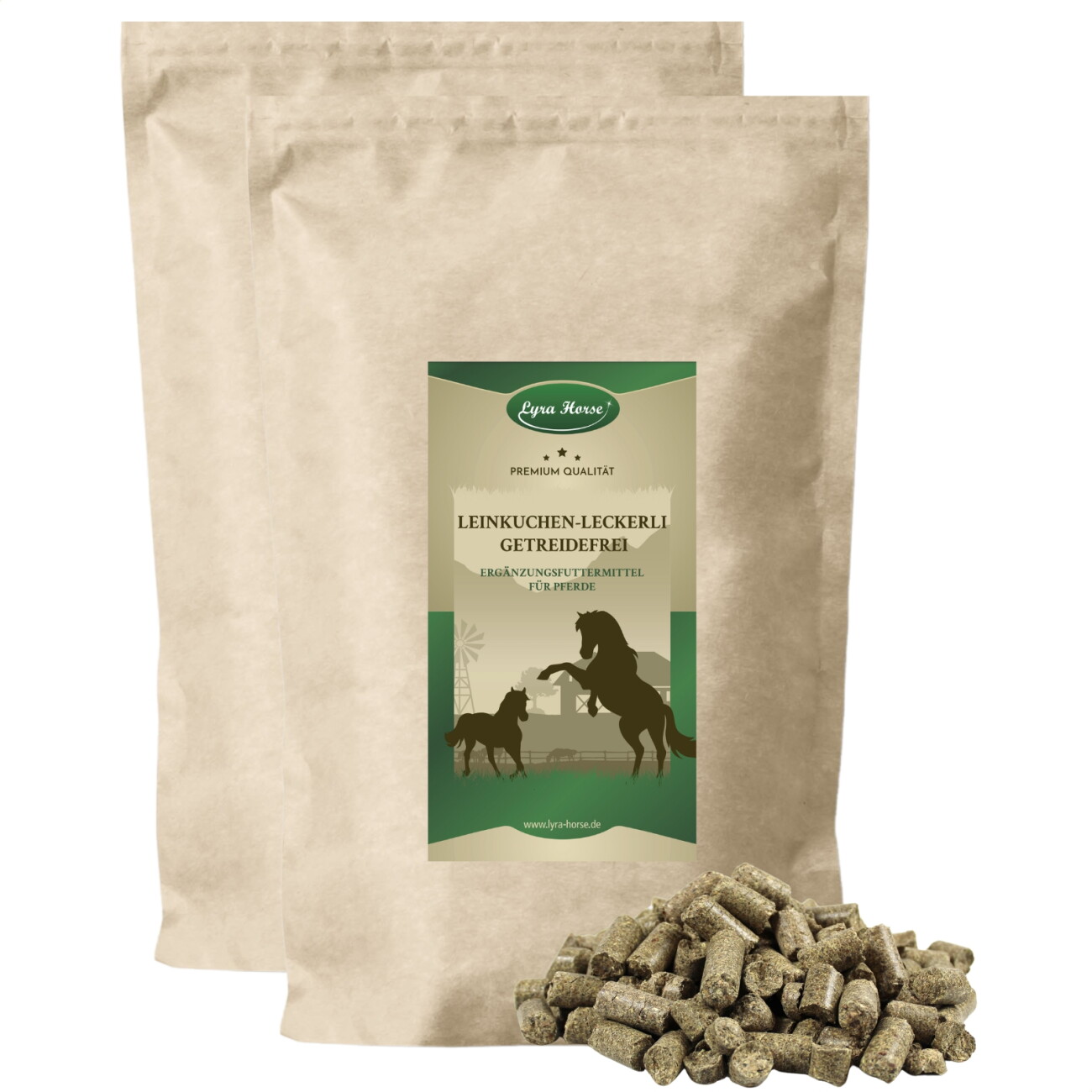 Lyra Horse® Leinkuchen Leckerli 10 kg Nicht relevant - Image 2