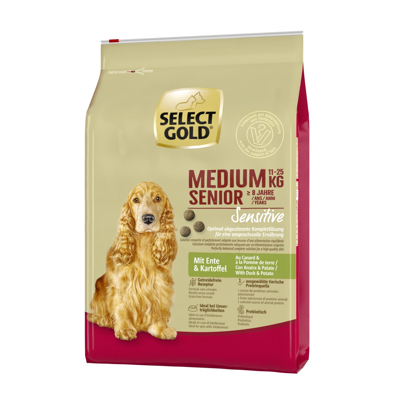 Select gold puppy food sale