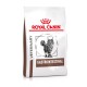 Royal Canin Veterinary Gastrointestinal Katzenfutterverpackung mit einer Illustration einer grauen getigerten Katze und rotem Logo.