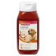 Flasche Beaphar Lachsöl für Hunde, beschriftet 'Lachsöl' mit einem Bild eines Golden Retrievers, das die Vorteile von Omega 3+6, Energie und Vitalität hervorhebt.