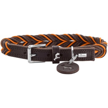 Halsband Solid Education Cord dunkelbraun 45 cm