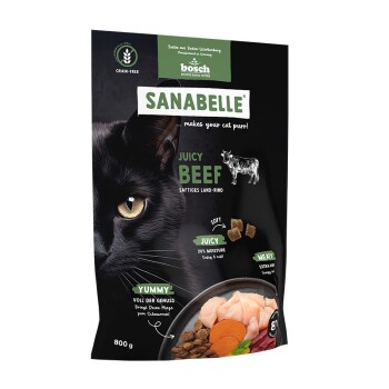 Trockenfutter Katze, Adult, Land-Rind 800 g