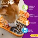Schleckmatte SloMo Futter-Spaß orange
