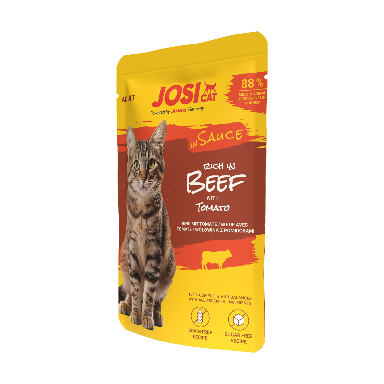 JosiCat Nassfutter Rich in Beef in Sauce 28 x 85 g
