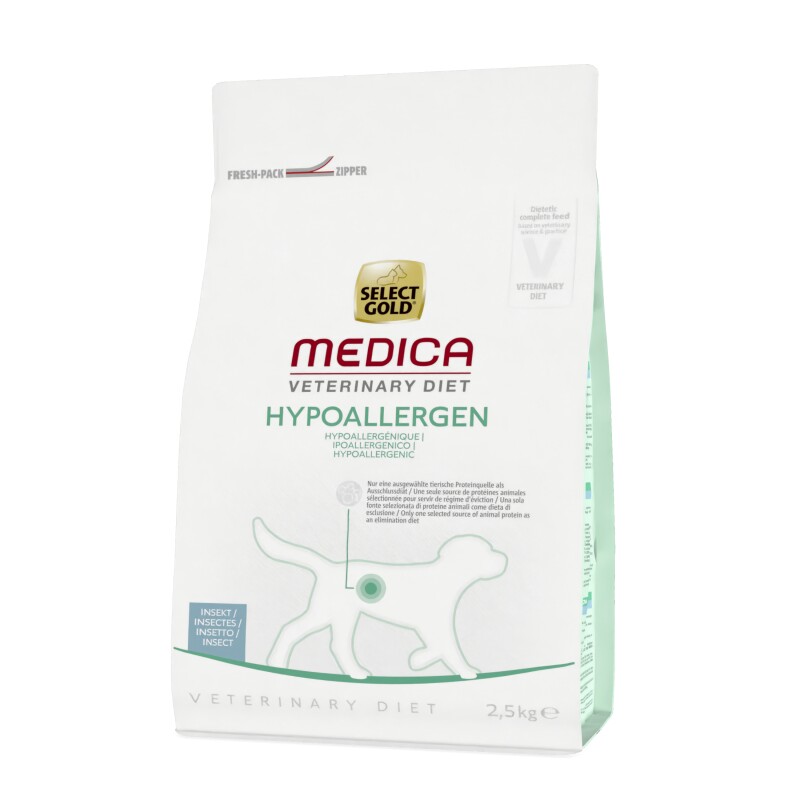 SELECT GOLD Medica Hypoallergeen Insecten 2,5 kg