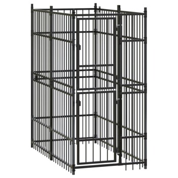 Hundezwinger Box Stahl 96 cm, 1,92 m, 2 m