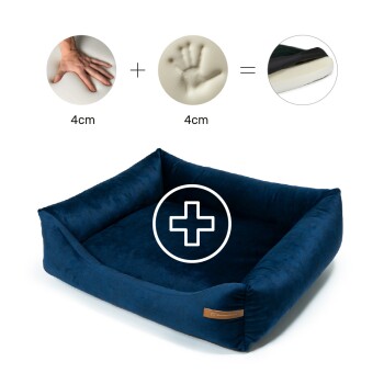 Otto Orthopädisches Hundebett Dunkelblau S-XL dunkelblau L