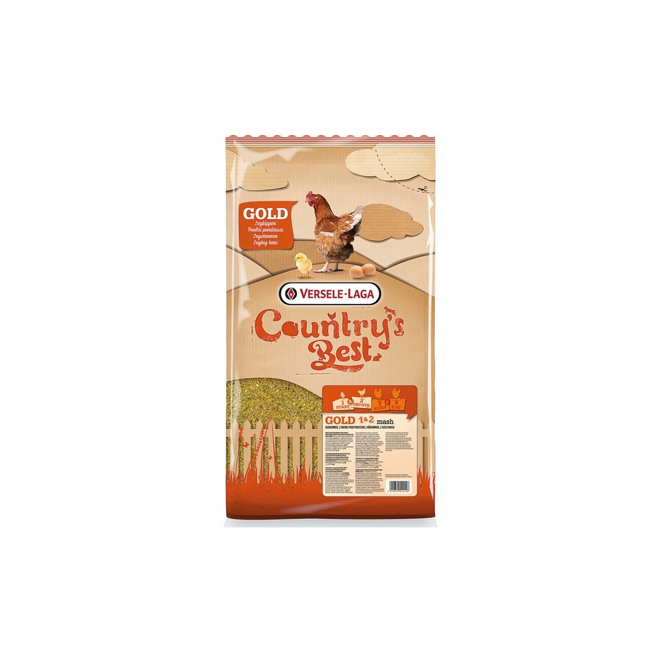Country's Best GOLD 1 & 2 Mash 5kg - Kükenmehl vom 1. Tag bis zum 1. Ei - Image 2