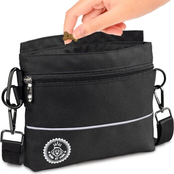 ® Leckerlietasche für Hunde mit Einhand-Magnet-Verschluss für Gassi & Hundetraining M-L