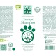 Menforsan Natur-Hundeshampoo und -Conditioner Verpackung mit einem grünen Pfotenabdruck, mehrsprachigen Anweisungen und einem biologischen "BIO"-Label.