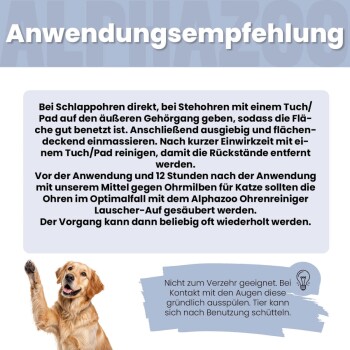 ALPHAZOO-Team in einem Tiergeschäft mit Menschen und Hunden, die nachhaltige Haustierprodukte mit "Made in Germany"-Logos bewerben.
