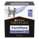 Schachtel Purina Pro Plan FortiFlora Katzenprobiotikum, 30 Beutel, mit stehender Katzenabbildung und "Great Taste"-Auszeichnung