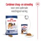 Royal Canin hondenvoer verpakking met droge en natte voedselopties voor volwassen honden, met de focus op spijsverteringsgezondheid.