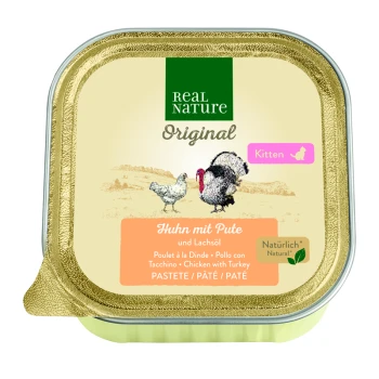 Kitten Huhn mit Pute und Lachsöl 16x100g