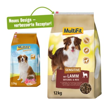 Sensitive Adult mit Lamm, Geflügel & Reis 12kg