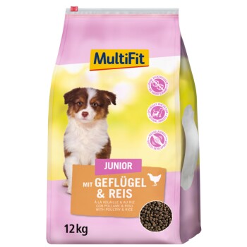 Junior mit Geflügel & Reis 12kg