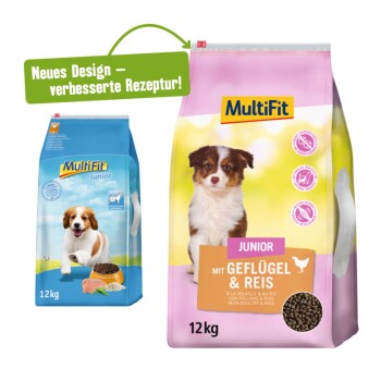 Junior mit Geflügel & Reis 12kg