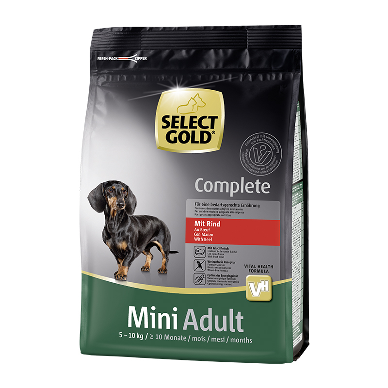 SELECT GOLD Complete Mini Adult Rind 1kg