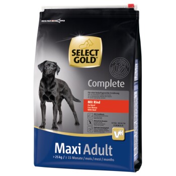 Select Gold Complete Maxi Adulte Boeuf 4 Kg Maxi Zoo