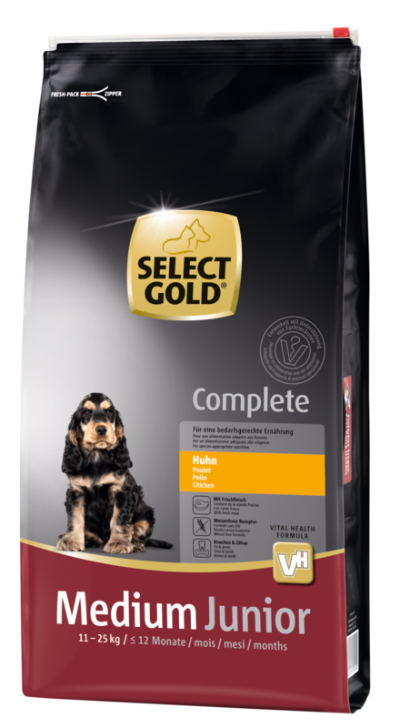 SELECT GOLD Complete Junior Medium Huhn 12kg