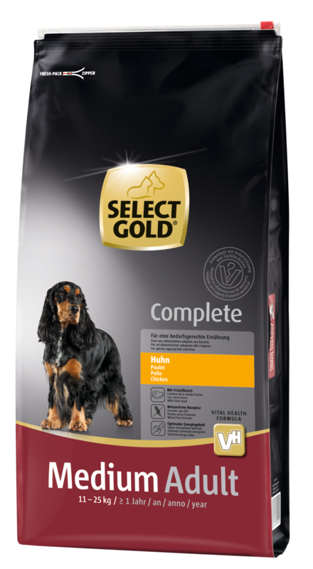 SELECT GOLD Complete Medium Adult Huhn 12kg