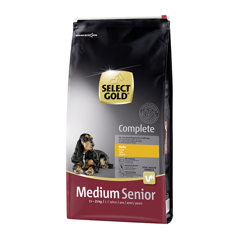 SELECT GOLD Complete Medium Senior Huhn 12kg