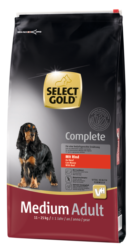 SELECT GOLD Complete Medium Adult Rind 12kg