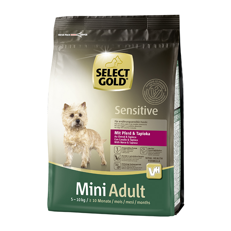 SELECT GOLD Sensitive Adult Mini Pferd & Tapioka 1kg